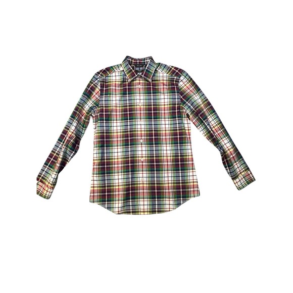 PAUL SMITH London The Byard  Cotton Shirt Made in Italy 16/41. Plaid Button Down - Picture 1 of 13